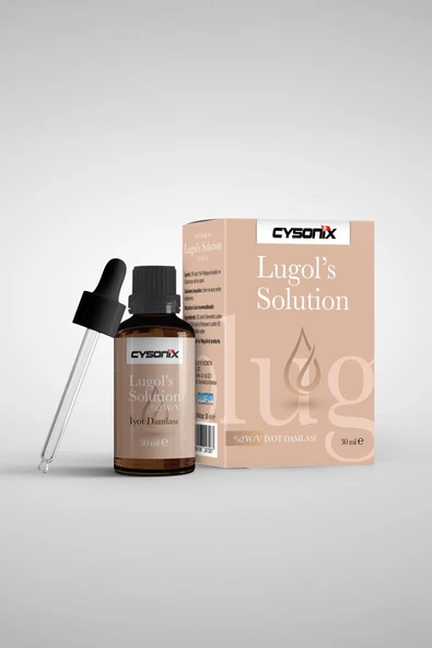 Cysonix Lugol's Solution %2 İyot Damla 30 ml