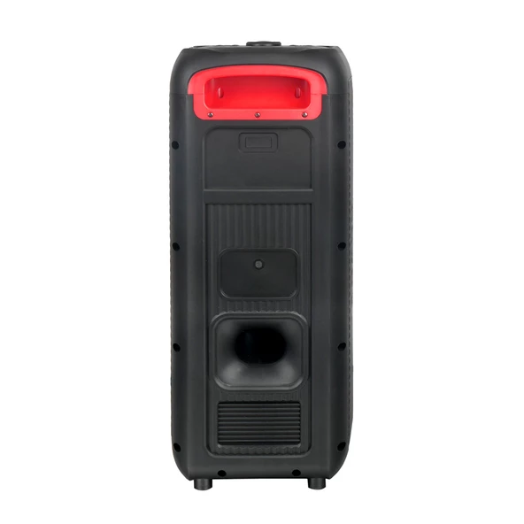 Zore GD-2606 Dijital LED Göstergeli FM Radyolu Mikrofonlu RGB TWS Çift 6.5 inç Stereo Bass Kablosuz Karaoke Hoparlör - Resim 10