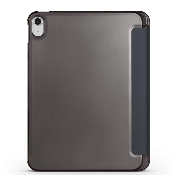 Apple iPad Air 10.9 2022 (10.Nesil) Zore Smart Cover Kalem Bölmeli Standlı 1-1 Kılıf - 8