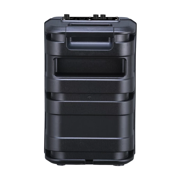 Zore GD-904 Dijital LED Göstergeli FM Radyolu Mikrofonlu RGB TWS 8 inç Stereo Bass Kablosuz Karaoke Hoparlör - Resim 4