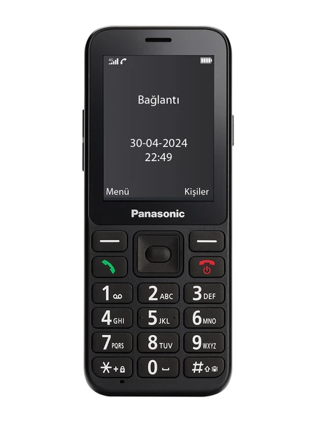 Panasonic KX-TU250EXB Renkli Ekran 4g Tuşlu Cep Telefonu Siyah (2 Yıl Türkiye Distribütör Garantili)