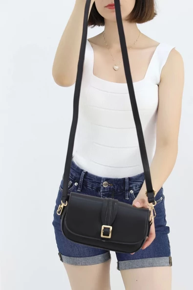 Omuz Çanta Siyah - 3012.1853. - Resim 3