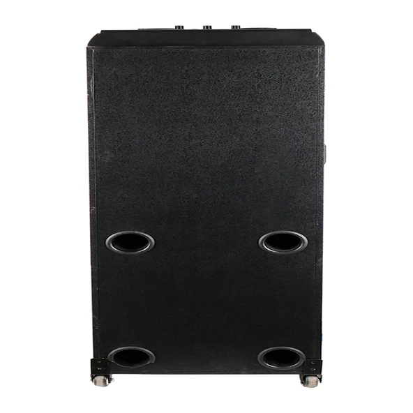 Zore GD-2016 Dijital LED Göstergeli FM Radyolu Mikrofonlu RGB TWS Çift 12 inç Stereo Bass Kablosuz Karaoke Hoparlör - Resim 11