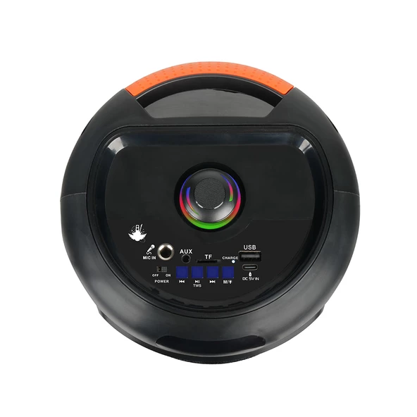 Zore GD-692 FM Radyolu Mikrofonlu RGB TWS 6.5 inç Stereo Bass Kablosuz Karaoke Hoparlör - Resim 7