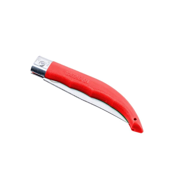 Katlanır Cep Çakısı - Yatağan - El Yapımı - Kırmızı - No:1 - Resim 4