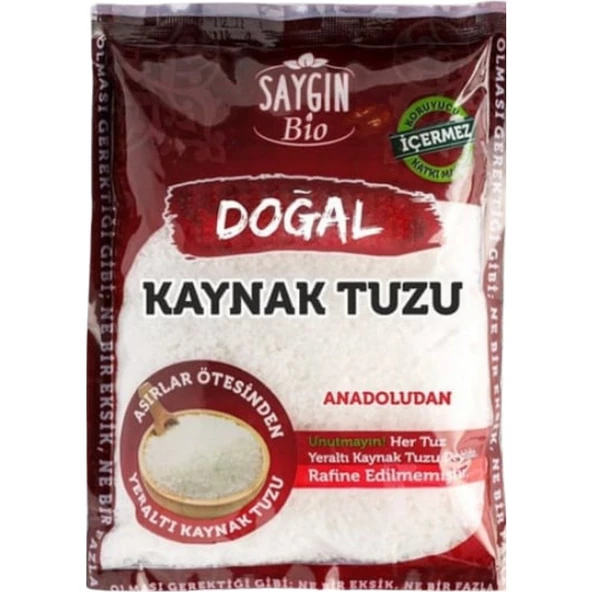 Saygın Doğal Kaynak Tuzu 500 gr