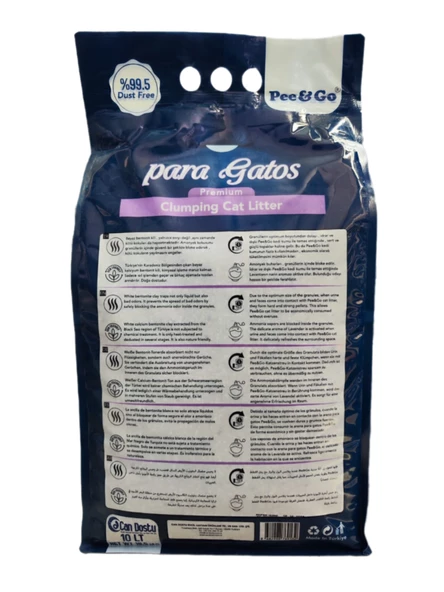 Pee&Go Clumping Cat Litter Lavender (Lavanata Kokulu) - 6