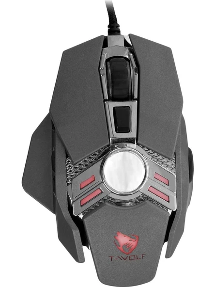 MF Product Strike 0572 RGB Kablolu Gaming Mouse Gri