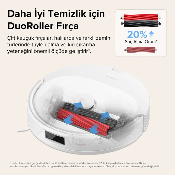 Roborock Q8 Max Beyaz Akıllı Robot Süpürge - 2