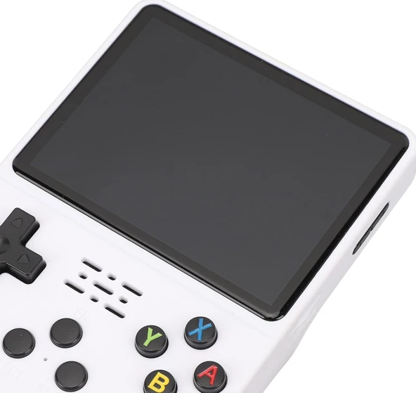 QASUL R36S Oyun Konsolu El Atarisi HD EKRAN  64 Gb Hafıza +15.000 Oyun BEYAZ - 7