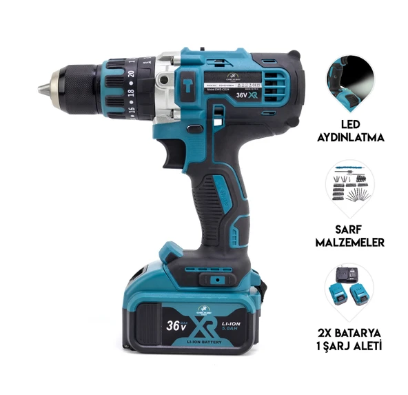 CHELİKBEİ 13mm Çelik Mandren Vidalama MK36