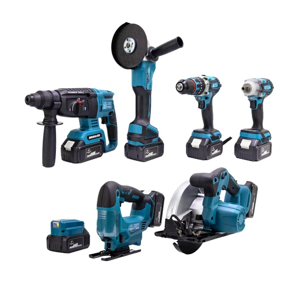 CHELİKBEİ YEDİLİ SET (POWERBANK&LED+ Ş.Hilti+Ş.spral+S.Sıkma+13mm Ç.Mandren+Ş.Dekupaj+Sunta Kesme) - 3