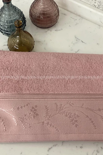 Özdilek Ditsy El-Yüz Havlusu 4 Adet-Pembe-Krem - 5