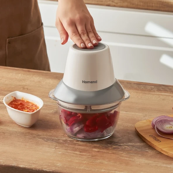 Homend Robochop 2107H Doğrayıcı Krem Gri - 2