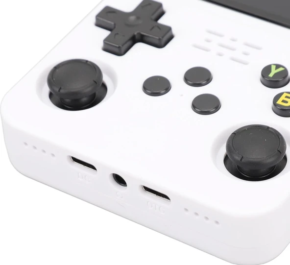 QASUL R36S Oyun Konsolu El Atarisi HD EKRAN  64 Gb Hafıza +15.000 Oyun BEYAZ - 8