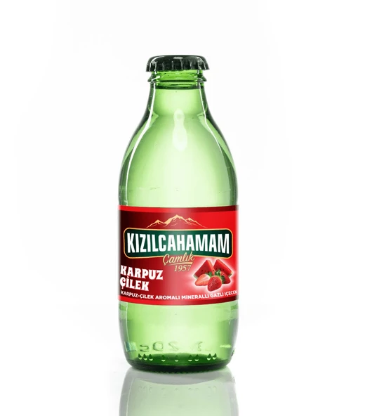 KIZILCAMAMAM KARPUZ ÇİLEK AROMALI MADEN SUYU 200 ML X 24 ADET