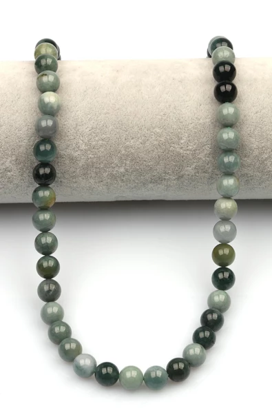 Guatemala Yeşim Doğaltaş Dizi 8 mm Küre Kesim - Resim 2