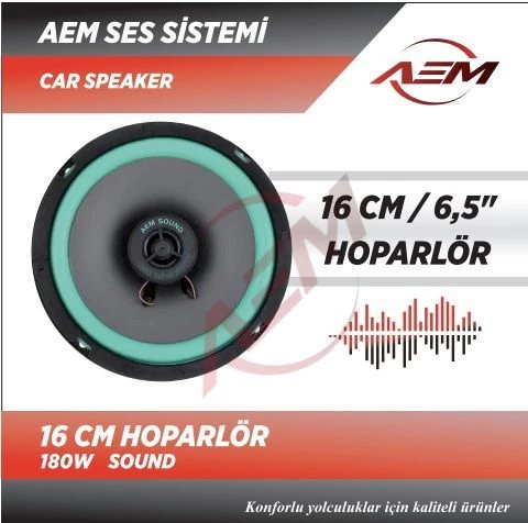 AEMPART AEM SOUND HOPARLÖR 16 CM 180W