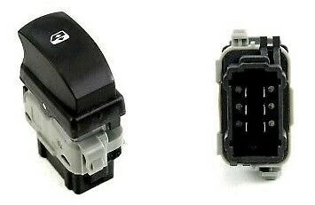 AEMPART CAM ANAHTARI RENAULT CLIO III SYMBOL SAĞ SİYAH GRİ 05-14