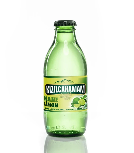 KIZILCAHAMAM NANE LİMON AROMALI MADEN SUYU 200 ml x 24 ADET