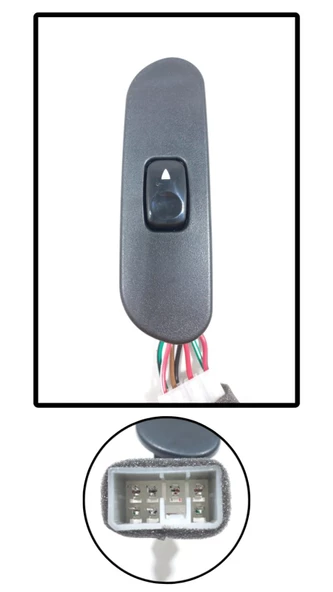 AEMPART CAM ANAHTARI HYUNDAI H 100 SAĞ TEKLİ ÇERÇEVELİ 02-07