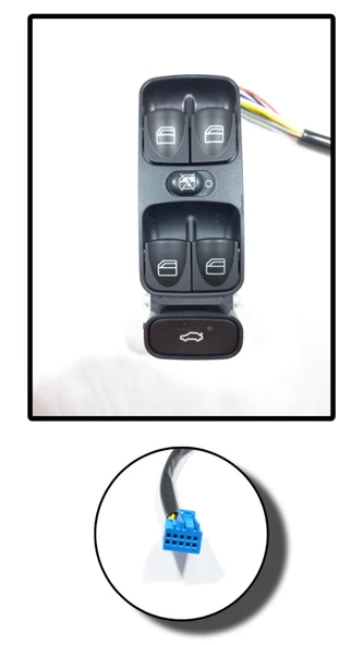 AEMPART CAM ANAHTARI MERCEDES C SERİSİ W203 SOL/ 00-07