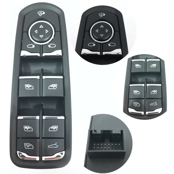 AEMPART Porsche cayenne macan panamera cam düğmesi anahtarı sol 7PP959858RDML - Resim 2