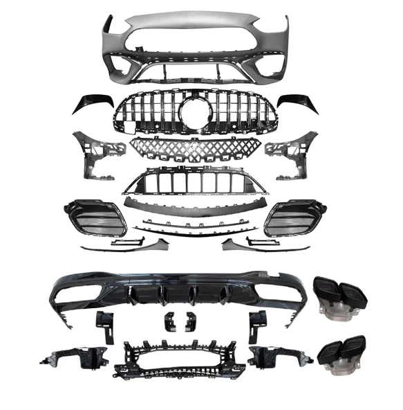 AUTOGP Mercedes W206 c63 amg body kit tampon seti 2020+ - 2