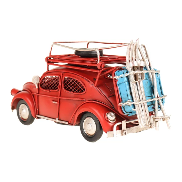 1210-3398SS-EL YAPIMI KUMBARALI FOTOĞRAF ÇERÇEVELİ KIRMIZI METAL WOSWOS 14*6*9CM - 4