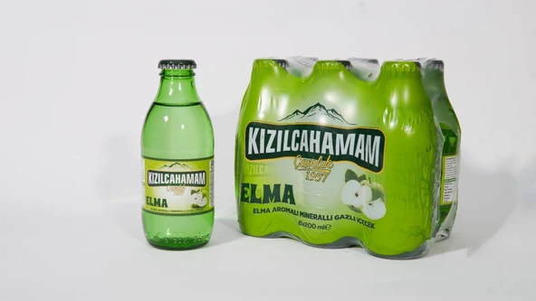 KIZILCAHAMAM ELMA AROMALI MADEN SUYU 200 ML X 24 ADET