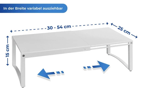 Wenko Genişletilebilir Organizer , Beyaz - 3