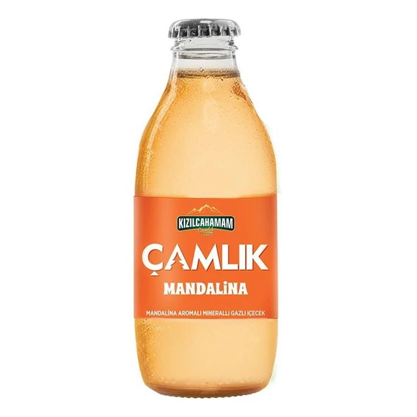 KIZILCAHAMAM ÇAMLIK MANDALİNA AROMALI MADEN SUYU 200 MLX24 ADET