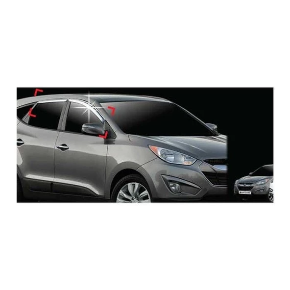 MY RACİNG Hyundai Tucson Krom Cam Rüzgarlığı