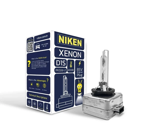NİKEN D1s xenon far ampulü 85v 35w PK32d-2 4300K NİKEN