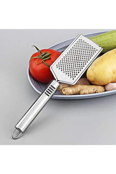 Online Kapında Paslanmaz Çelik Rende, Peynir Limon Sarımsak Rendesi, Çok Işlevli El Rendesi - 3