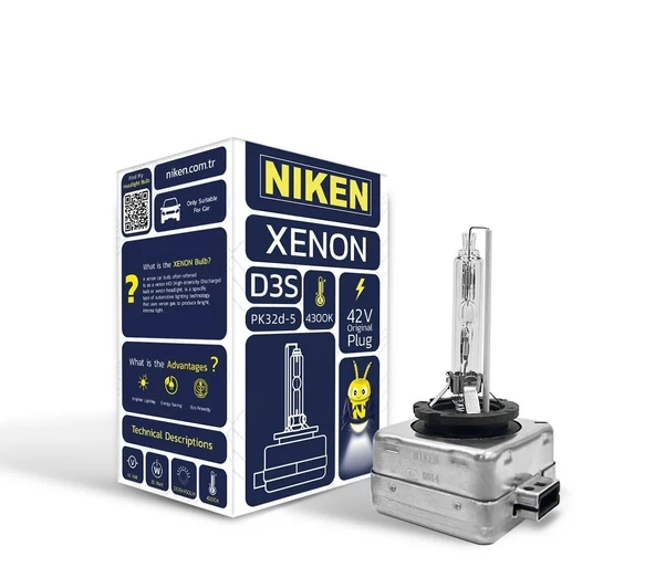 NİKEN D3s xenon far ampulü 2V 35W PK32d-5 4300K NİKEN