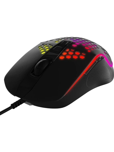 MF Product Strike 0576 RGB Kablolu Gaming Mouse Siyah - 4