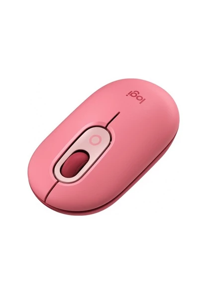 Logitech POP Kablosuz Optik Emoji Mouse Pembe - 3