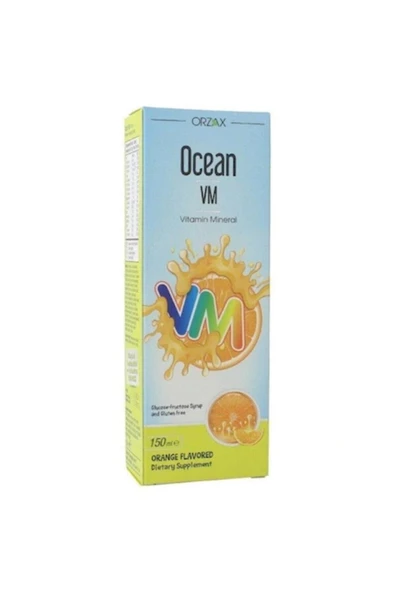 Ocean Vm Portakal Aromalı Şurup 150 ml