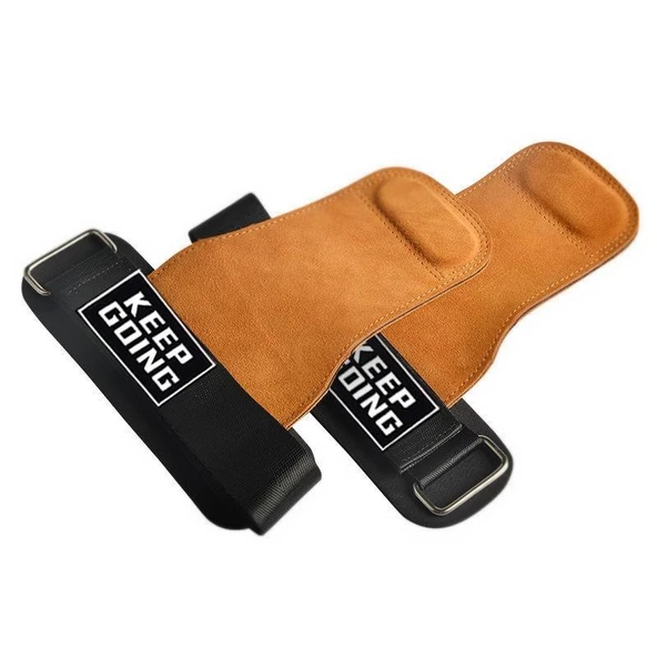 Valkyrie Lifting Straps 2 Adet Ağırlık Eldiveni Tutma Yardımcısı Crossfit Fitness Bileklik Kahve - 8