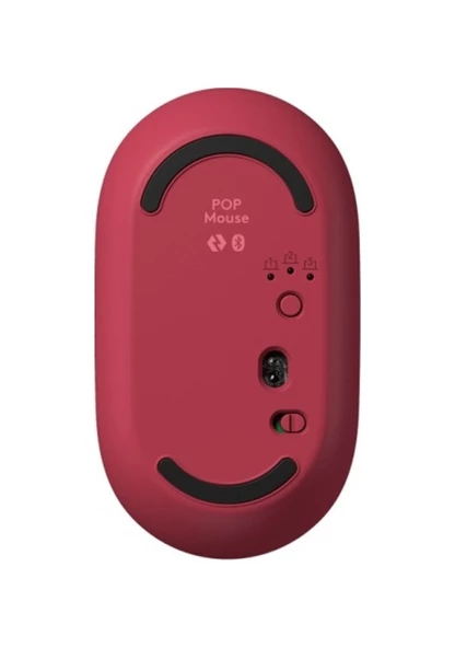 Logitech POP Kablosuz Optik Emoji Mouse Pembe - 5