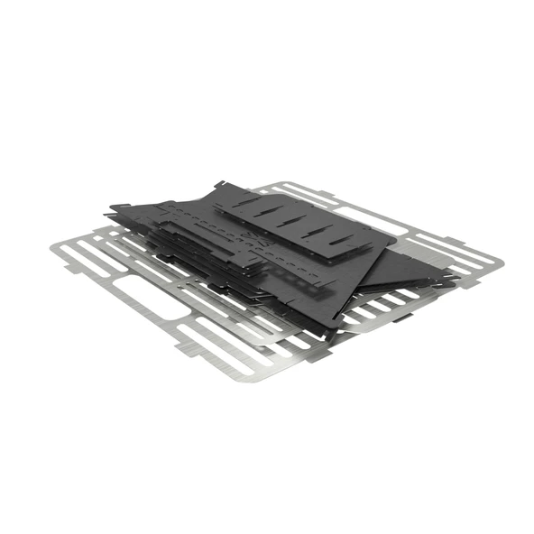 Kamp Ayısı® FireNest™: Grand 3mm Karbon Çelik Ateş Çukuru & Mangal | Su Geçirmez Özel Çantalı - 5