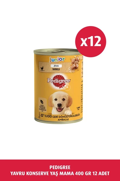 Yavru Konserve Yaş Mama 400 G 12X