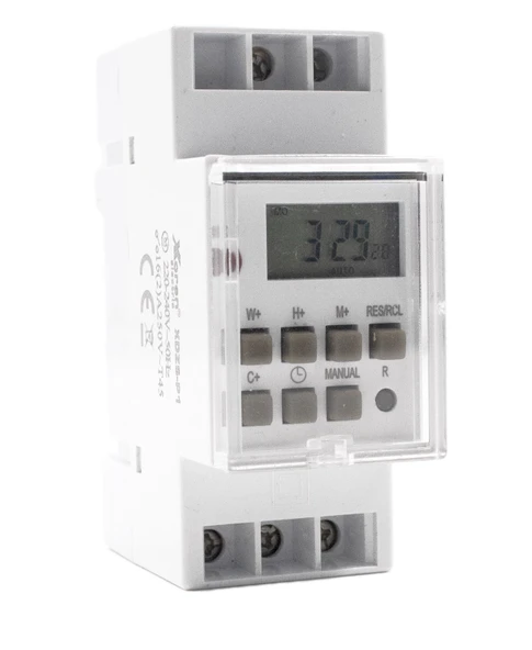 XKOREN Pano Tipi Dijital Zaman Saati Rezervli - Günlük ve Haftalık Programlama - 7x24