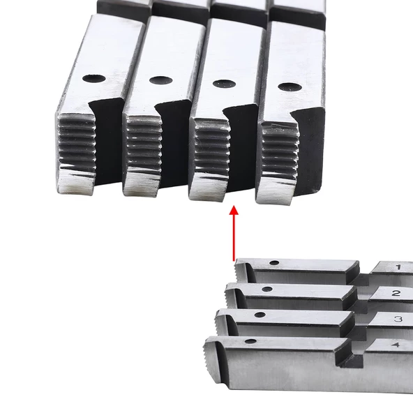 Metal Diş Açıcı Euromax EX75011 EX75013 EX75015 Pafta Tarak Yedek Diş Açma Tarağı 1/2" - 3/4" - 3