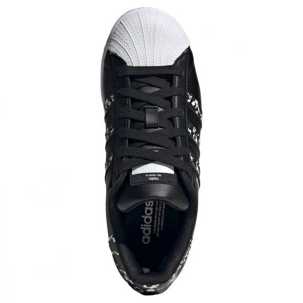 adidas Superstar Unisex Siyah Spor Ayakkabı GW4069 - Resim 3