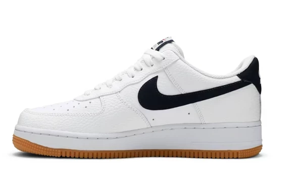 Nike Air Force 1 Low White Gum Sneaker Erkek Günlük Spor Ayakkabı CI0057-100 - Resim 2