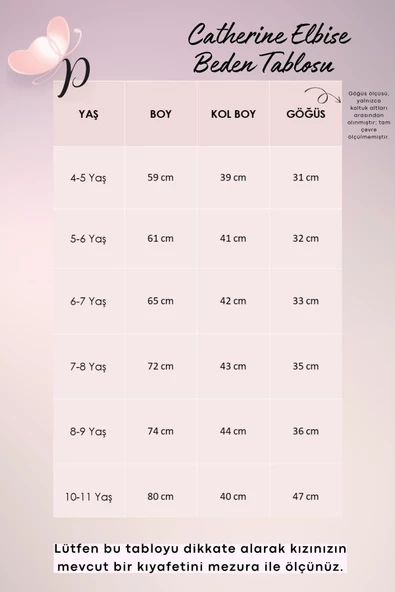 Kız Çocuk Catherine Kırmızı Fiyonklu Fırfırlı Uzun Kol Keten 23 Nisan 29 Ekim Gösteri Elbisesi - Resim 4