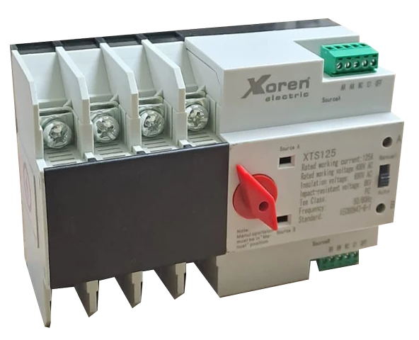 XKOREN 125A 4 Kutup Otomatik Transfer Şalteri