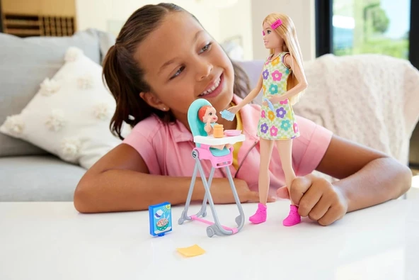 Barbie Skipper Bebek Bakıcısı Oyun Seti HTK35 - 2